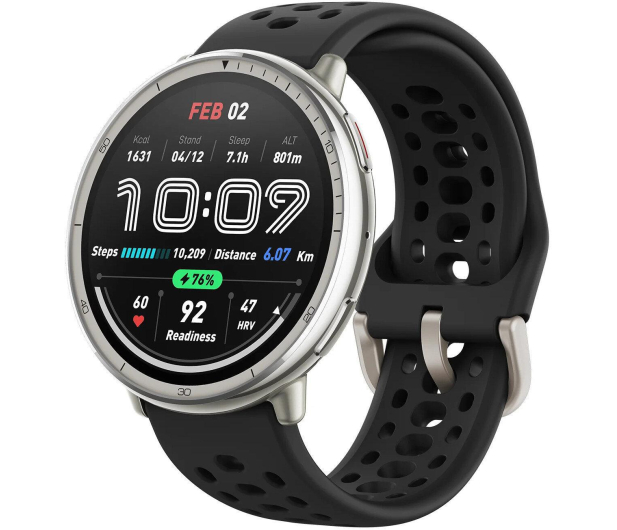 Amazfit Active 2 Czarny - 1318801 - zdjęcie
